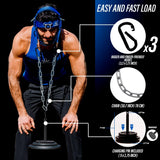 G Gabantt- Neck Exerciser and Neck Trainer. Adjustable Neck Harness Weight Lifting, 4 Way Neck Training - Head Harness for Neck Exercises and Neck Muscle Builder. Neck Strengthener Workout Equipment