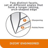 Chef'sChoice Professional Electric Knife Sharpeners AngleSelect for 15- and 20-Degree Straight-Edge and Serrated Knives with Diamond Abrasives & Precision Angle Control, 2-Stage, Metallic