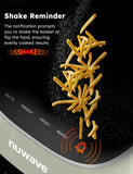 Nuwave Brio Plus 8 Qt Air Fryer, PFAS Free, New & Improved, Digital Touch Screen, Cool White Display, 50°F~400°F