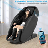 Giantex Full Body Massage Chair, SL Track Massage Recliner Zero Gravity W/Negative Ion Generator, Auto Shoulder Detector, Airbags, Back Heater, Shiatsu Sofa, Free Indoor Delivery
