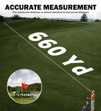 Golf Rangefinder with Slope, 30,000 Uses on a Single Charge, 0.28S Fast Flag Locking Vibration, USB-C Rechargeable