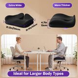 Seat Cushions for Office Chairs - Patented Coccyx Cushion for Tailbone Pain