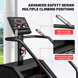 JELENS Stair Stepper Machine with LED Screen, 550 LBS Commercial Grade Stairmaster Machine, Stair Climber with 15 Resistance Levels, 24-164 Steps/Minute (Grey)