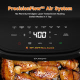 Air Fryer 8-in-1, 4.5Qt Air Fryer, Space-Saving & Compact with DC Motor, Fast & Crispy Cooking, Adjustable Fan Speed, 95% Less Oil