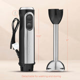 Electric Hand Blender 500 Watt with Turbo Mode, Detachable Base. Handheld Blender Stick Peach Street