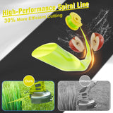 15 Pcs AC80RL3 Replacement Trimmer String for Ryobi One Plus+, 0.080″ Diameter String Trimmer Refll and AC14HCA Cover Cap Compatible with Ryobi 18v, 24v, and 40v Cordless Trimmers(12 Spools+3 Caps)