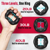 FitBeast Grip Strength Trainer, Hand Gripper Strengthener Kit - 6 Pack with Adjustable Resistance Forearm Strengthener, Forearm Exerciser and Massage Balls for Hand Therapy, Grip Training and Recovery FitBeast