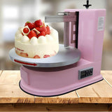 FYLFANYAN Electric Machine for Decorating Cakes, Electric Machine for Smear for Cakes, Commercial Machine to Decorate Cakes with Electronic Control Panel for 4 to 16 Inches, 60 W ~/