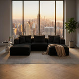 Novilla 141" Modular Sectional Sofa, U Shape Freestyle Sectional Couch