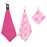 Playing It Forward Magnetic Golf Towel for Golf Bags with Clip for Men & Women, Waffle Weave Microfiber Towel, Set of 3