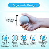 Serenilite 3X Hand Therapy Exercise Stress Ball Bundle for Adults, Grip Strengthening, Tri-Density Squeeze Balls, Hand Grip Strengthener, Soft, Medium & Hard Serenilite