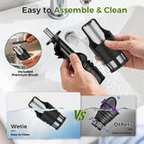 WETIE Cold Press Juicer, Powerful Juicer Machines with Adjustable Juicing Pressure, 99% High Juice Yield, Quiet Slow Masticating Juicer