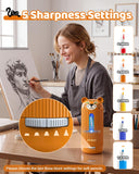 AFMAT PSY1 Electric Pencil Sharpener, Fully Automatic, for 6.5-12mm Pencils