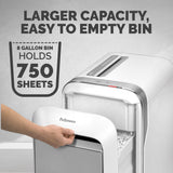 Powershred LX220 Micro-Cut Paper Shredder, White Fellowes