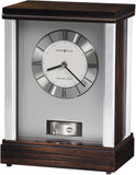 Mantel Clock II 549-734 - Modern Aluminum with Quartz, Single-Chime Movement Howard Miller