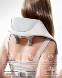 Cordless Shiatsu Neck and Back Massager with Heat, 10 Mins x 12 Use, 3 Massage Modes & 2 Intensity Levels, Mother’s Day Gift for Mom, 3D Kneading Deep Tissue, Voice Prompt for Pain Relief &Relaxation