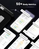 FITINDEX Smart Scale for Body Weight, Body Pod Scale [2026 Upgraded], 8-Electrode Body Composition Scale with BMI, Body Fat, Muscle Mass, Digital Bathroom Scale with Larger Platform, Bluetooth