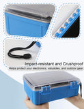 Beoccudo Large Waterproof Dry Box Waterproof Containers, Watertight Boat Storage Boxes Drybox Storage Case for Kayaking, 8.9" L X 6.4" W X 3.2" H