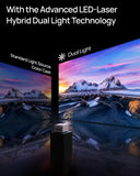 XGIMI HORIZON Ultra 4K Laser Projector, 200" Dolby Vision Picture, Dual Light, ISA 3.0, 2300 ISO Lumens, 2 x 12W Harman Kardon Speakers