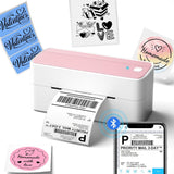 Phomemo Bluetooth Thermal Label Printer, 241BT Label Printer & 20Pcs Labels