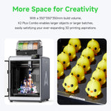 Creality K2 Plus Combo 3D Printer, Multicolor Printing Machine with 16 Colors, 600mm/s High-Speed Printing