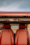 Paladin Luxury Golf Carts 2+2 Pearl Ruby, Red Independant Seats, Red Stitching, Carbon Dashboard.