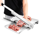 Manual Meat Bone Cutter Slicer Heavy Duty Chicken Cutting Machine with Blade Bone Chopper for Beef Goat Pig Fish Butcher Commercial Kitchen