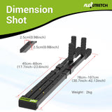 Premium 3-Bar Leg Stretcher Device | Adjustable Flexibility Equipment for Ballet, Yoga, Martial Arts & Home Gym | Stainless Steel | Non-Slip Handles | Adjustable & Portable M PAIN MANAGEMENT TECHNOLOGIES