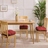 Dining Chair Cushions, Tufted Indoor Chair Pads with Ties & Non Slip Backing, Seat Cushions for Kitchen Chairs