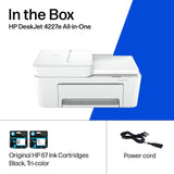 HP DeskJet 4227e Wireless All-in-One Color Inkjet Printer, Scanner, Copier, Best-for-Home