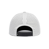 S A Soul of Adventure Performance 6-Panel Curved Bill Snapback Hat | Water-Resistant Baseball Cap for Men & Women | USA Camo/Brilliant White