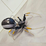 MechPuConToy 3D Metal Spider Mechanical Model with Back Light Projection, Surrealistic Creative Collectible Kits for Teens and Adults (Finished Version)
