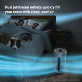 3-in-1 Air Purifier: Cooling, Heating, Purifying Cleaner for Home, Pets, Allergies, Dust, Smoke, Odor Blueair