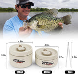 THKFISH Fishing Bait Container, Stainless Steel Insulated Live Bait Storage, Worm Bait Holder, Bait Storage Box, Nightcrawler Box, Bait Bucket to Keeps Bait Fresh and Alive