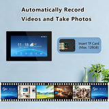 Wired Smart Video Doorbell Intercom System,WiFi 1080P Video Doorbell Camera with Monitor,Video Door Phone,Two-Way Audio,Motion Detection(2 Bell + 3 Monitor)