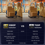 MUNBYN Android 13 Barcode Scanner Handheld Mobile Computer 1D/2D QR, US Repair Center, 2 Years No-Charge Repairs, Zebra SE4750 Engine, 8000mAh, Full Screen with Pistol Grip, 4G, Wi-Fi, PDA Scanner