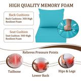 24X24-2set,Outdoor Chair Cushions, 30D High-Density Foam Patio Chair Cushions