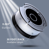 Weed Eater String Compatible with Black+Decker, AF-100 0.065" Weed Wacker String Refill 360ft Automatic Feed String Trimmer Replacement Line Spool for Black&Decker (12Spools + 3Caps+3Springs)