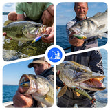 PLUSINNO Fishing Lures Kit Tackle Box, Premium Fishing Bait Set for Bass, Trout, Crappie, Walleye, Fishing Gear Accessories Kit for Freshwater & Saltwater, Fishing Gifts for Men