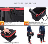 Multi-Functional EVA Foldable Fish Bag for Outdoor - Live Fish Lures and Protection Containers - 8GAL, 6GAL, 4.8GAL, 3GAL