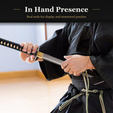 1045 Carbon Steel Tomoe Crest Katana, Hand Forged Full Tang Japanese Sword