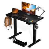 Stand Up Desks [35 x 20 Inch] - Ergonomic Sit Stand Desk Rising Desks for Home Office Computer Desk
