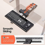 Klearlook Upgraded Ergonomic Keyboard Tray Under Desk, 24.4"x10"