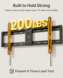 monTEK Heavy Duty Tilting TV Wall Mount for 43-95 Inch TVs, 200lbs Capacity