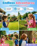 Trigowalt Rechargeable Kids Walkie Talkies:2 Pack All-Day Outdoor Adventure