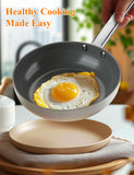 ChefRobot Nonstick Ceramic Cookware Set Healthy Pots And Pans Set Induction Kitchen Cookware sets Non Toxic (12 Pcs-Cookware Sets)