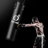 Odoland Punching Bag Set for Adults, 4FT PU Heavy Boxing Bag with 12OZ Boxing Gloves, Hand Wraps, Hanging Chains for MMA Karate Kickboxing Martial Art Home Gym Trainging - Unfilled Odoland