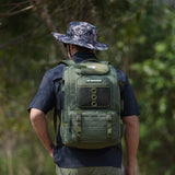 KastKing KarryAll Fishing Tackle Backpack with Rod Holder 4 Tackle Boxes,40/26L Tackle Bag Storage Fishing Gear and Equipment,Green,Large