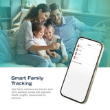 Nautica Body Tracker Digital Bathroom Scale, Bluetooth-Enabled Smart Scale with BMI, Body Fat, Muscle Mass Tracking & More, Syncs with Smartphone App for Body Composition Tracking, 396 Lbs.