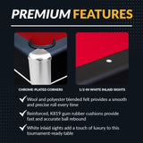 6 Ft Pool Table, with Ping Pong Multi Game Combo Tables for Family Recreation Game Rooms Hathaway